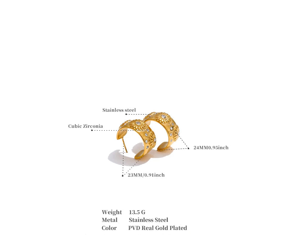 Festival Flower Earrings