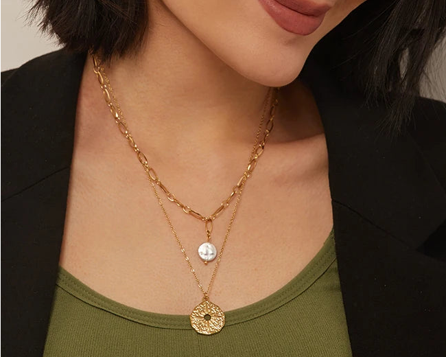 Ocean Star Layered Pendant Necklace