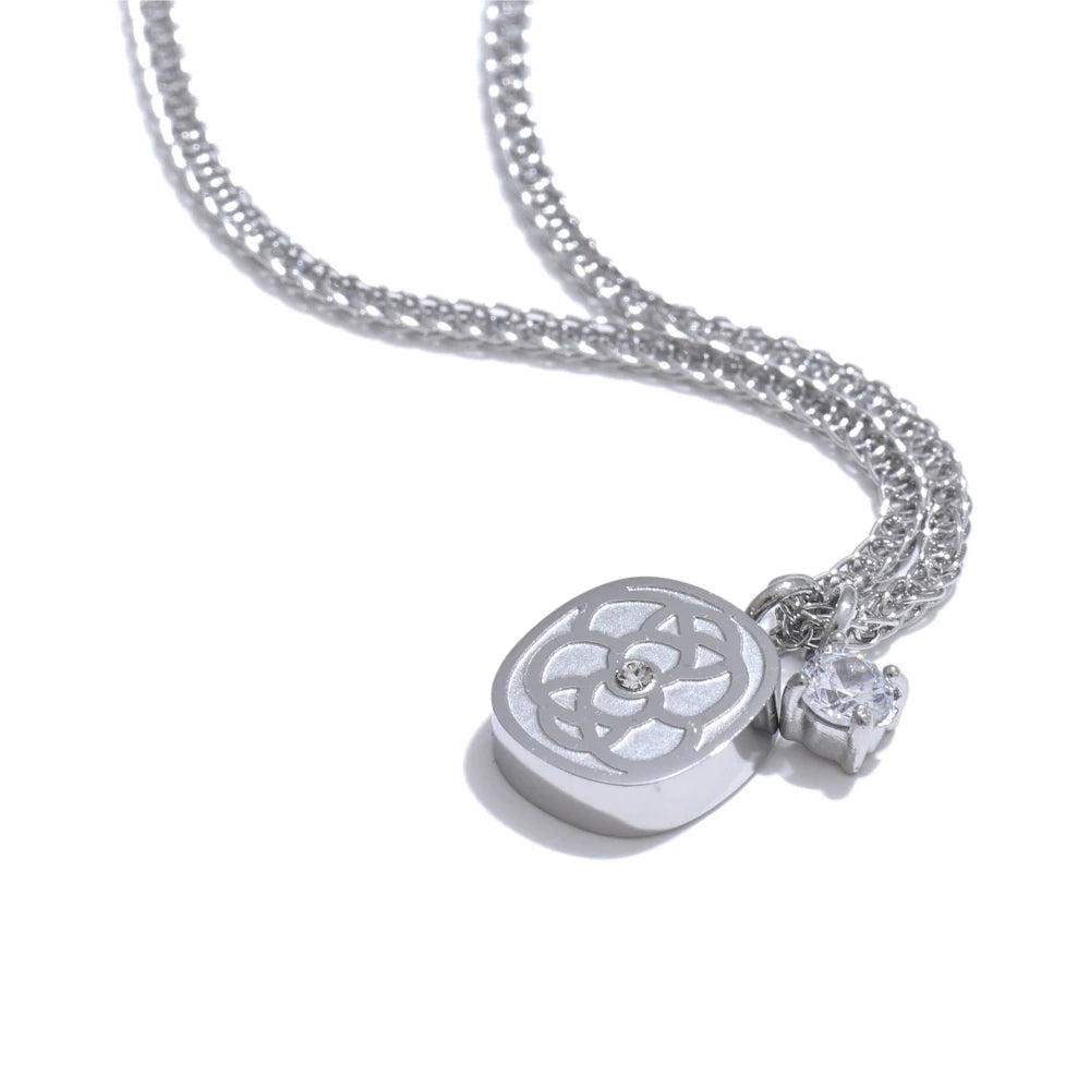 Flower Charm Necklace