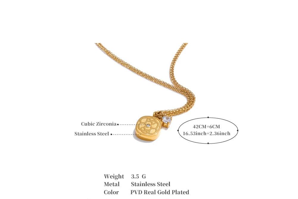 Flower Charm Necklace